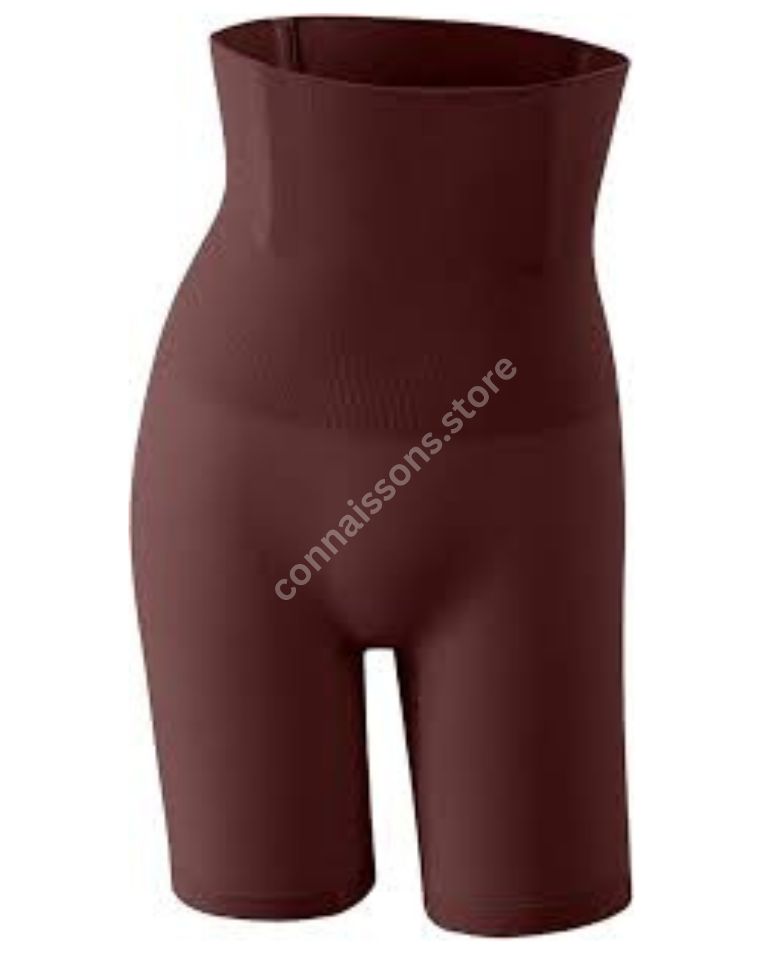 Snatched High-Waist Shapewear Tights - Chocolate