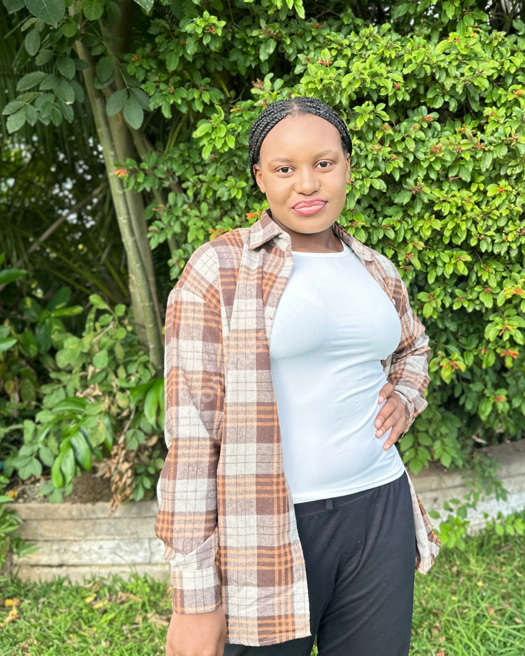 Checkered OverShirt - Brown