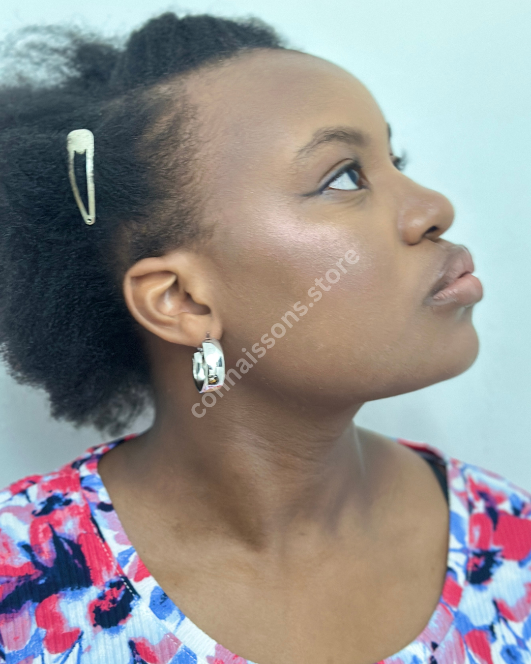 Classic Chunky Hoops - Silver