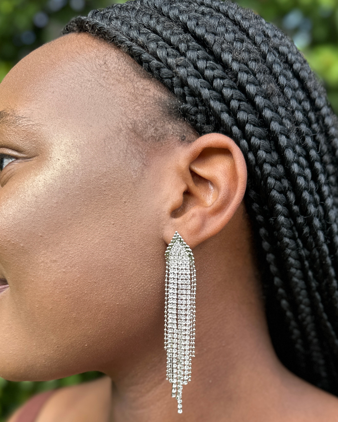 Tassel Earrings - Silver