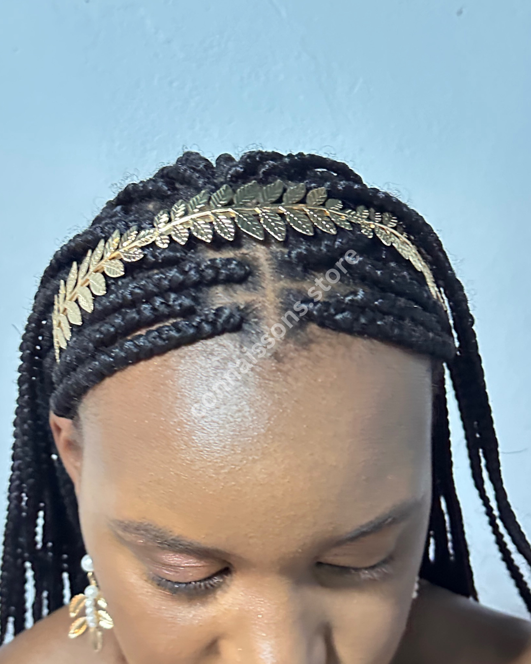 Three Leaf Headband - Rose Gold