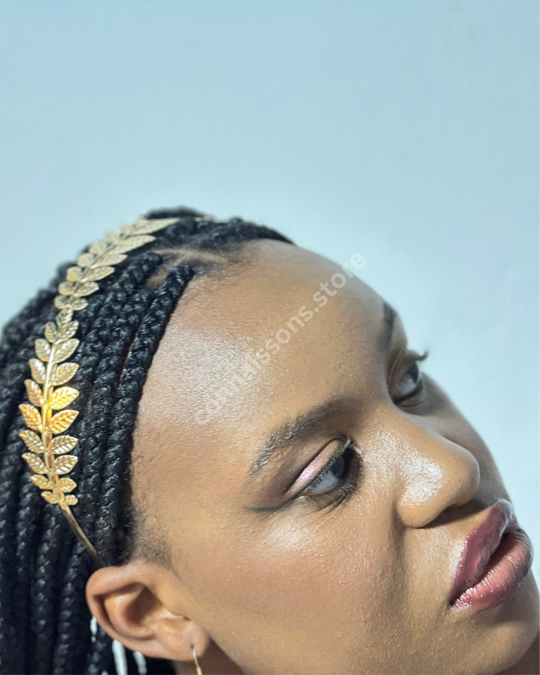 Three Leaf Headband - Rose Gold