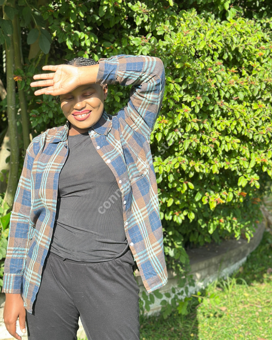 Checkered OverShirt - Blue
