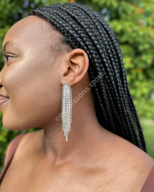 Tassel Earrings - Silver